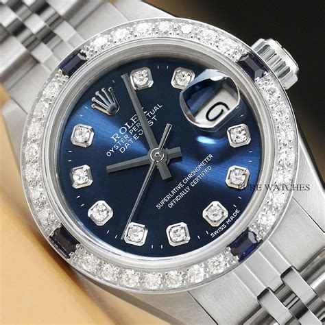 rolex frauen saphier|rolex ladies watches.